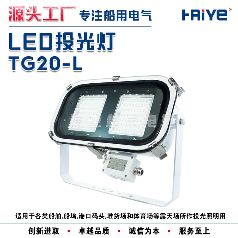 Marine open area night lighting operation stainless steel waterproof LED floodlight TG20-L 100W