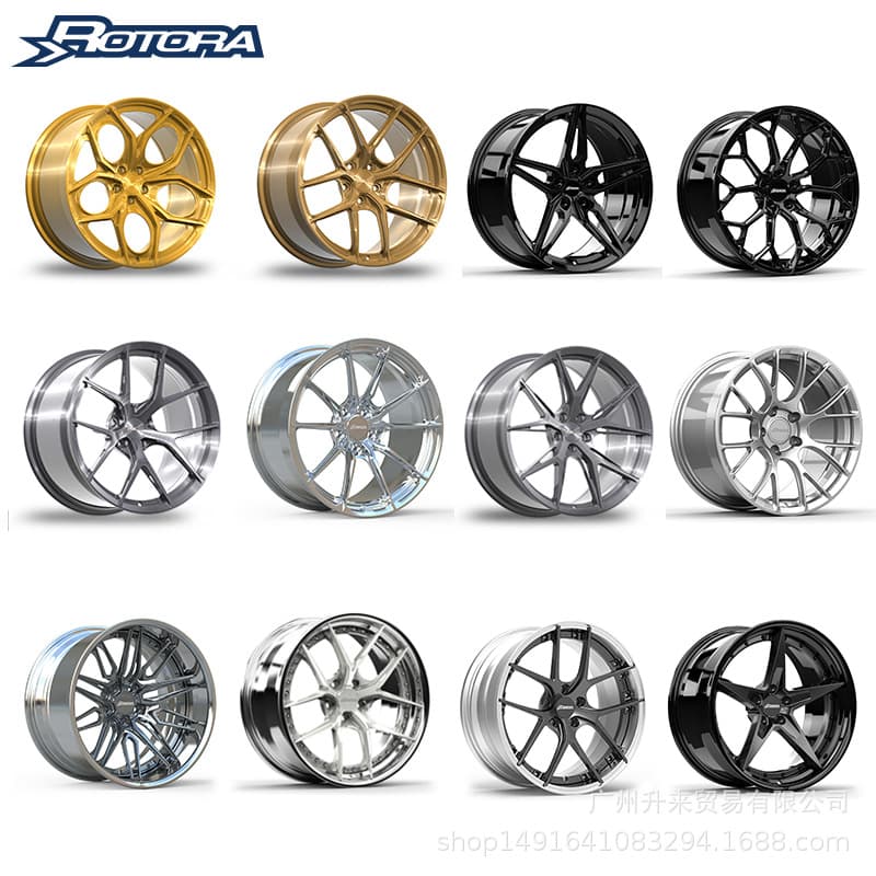 ROTORA Forged Wheel Hubs Compatible with BMW 3/5 Series, 7, X3, X4, X5, X6 - Modified to 18/19/20/21/22 Inches