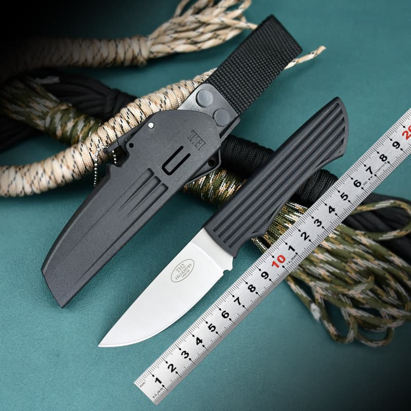 Manufacturer wholesale Swedish TH2 outdoor small fixed knife outdoor adventure self-defense knife one-piece steel tactical knife sharp fruit knife