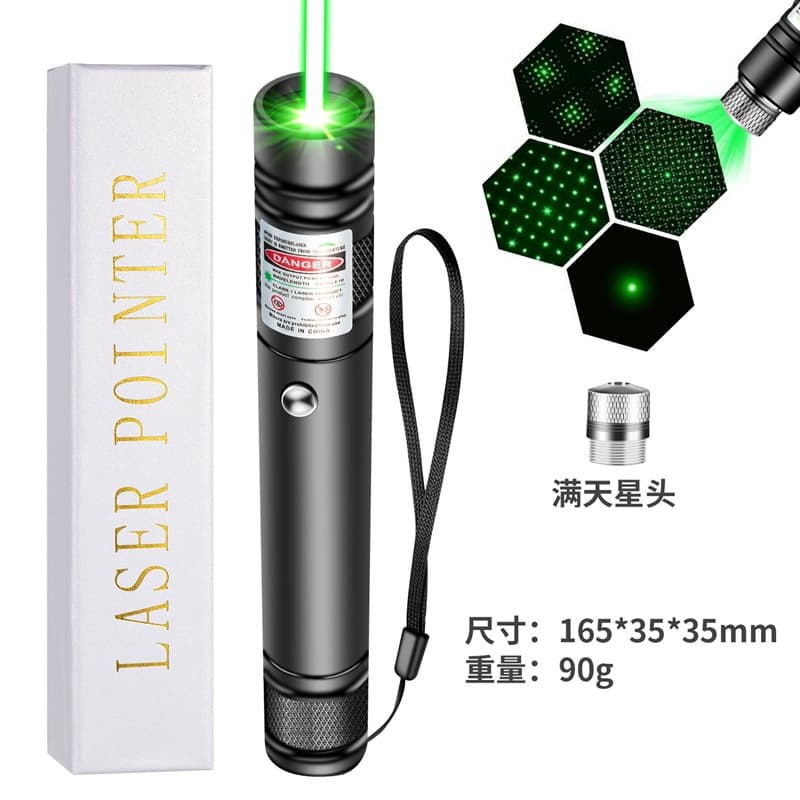 Cross-border Best-selling USB 11 Laser Pointer Flashlight Rechargeable Real Estate Model Guide Light Coach Pointer