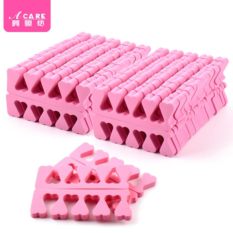 Free shipping/toe separator A1p601-sponge silicone manicure tools nail polish supplies finger separator cotton