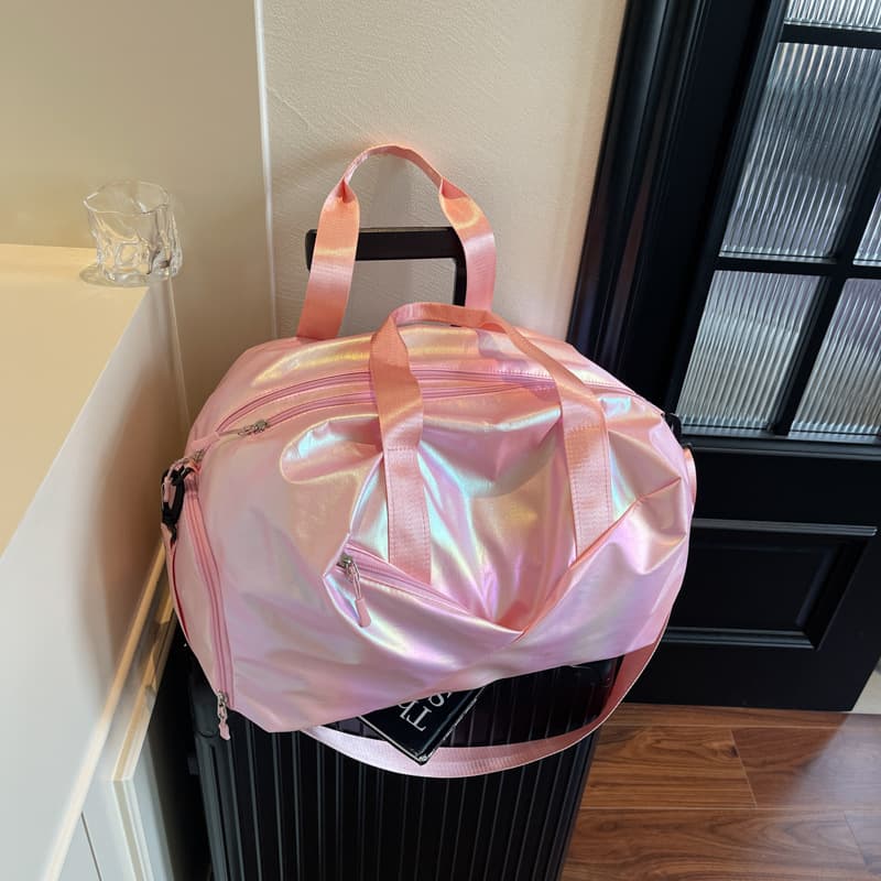 New dry and wet separate women's bag, fashionable large-capacity shopping bag, cross-body travel fitness bag, short-distance storage and travel