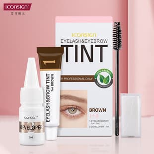 Cross-border ICONSIGN Eyebrow Tint Kit Waterproof Sweat-resistant Dye Beauty Salon Semi-permanent Eyebrow Tint Wholesale