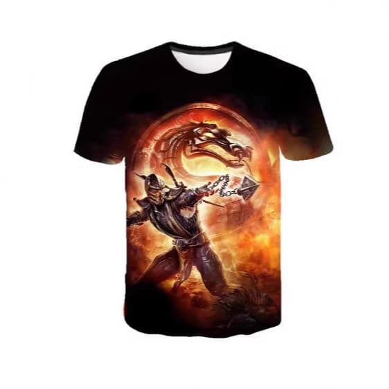 Mortal Kombat 3D Digital Printing T-Shirt for Men and Women 2025 Fighting Game Street Fashion Trendy Short Sleeves