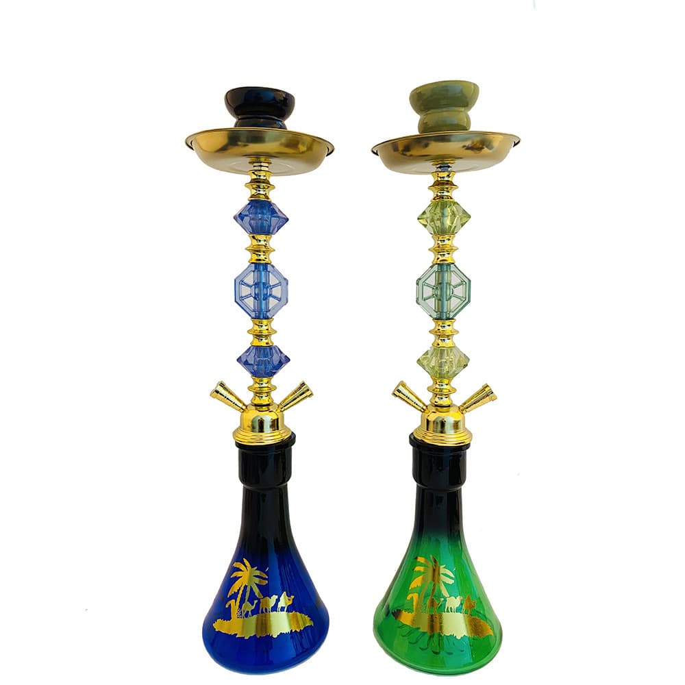 New Cross-Border Premium Arabic Medium Hookah Glass High-End KTV Bar Shisha