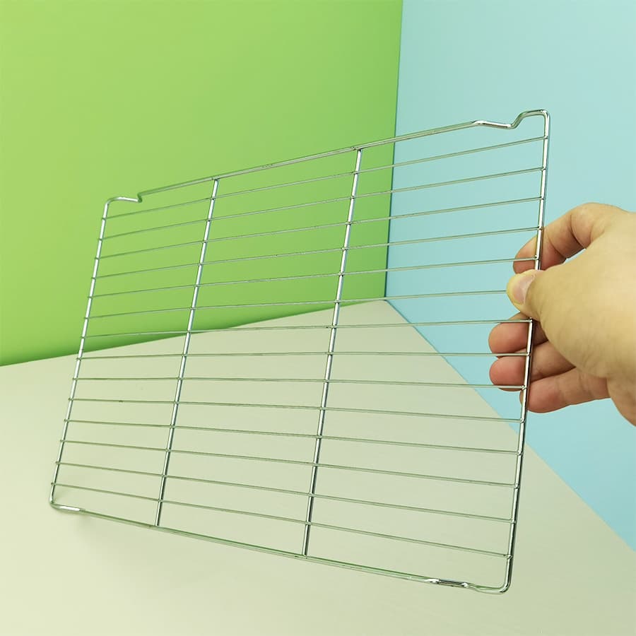 Camping stove grilling tools, portable wire grill, square barbecue box accessories, disposable grilling net