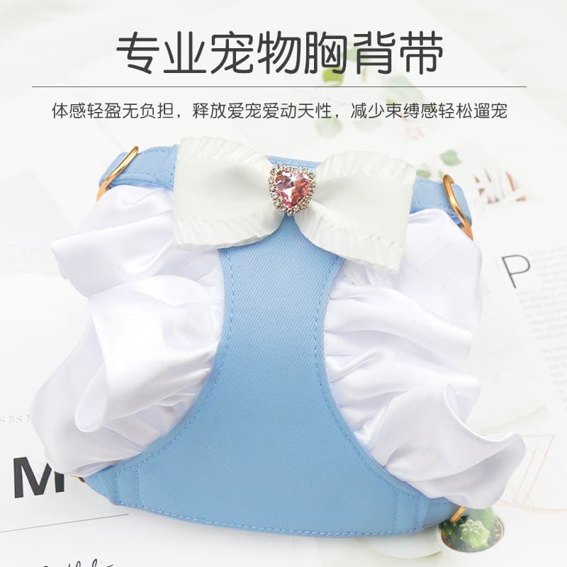 Dog Harness Vest Chest Strap for Outdoor Use, Escape-Proof Cat Leash, Pet Supplies