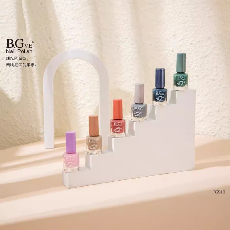 Nail Polish, Oil-Based, Long-Lasting, No-Bake, Non-Peel, Colorful Small Bottle Student Nail Polish 6.5ML