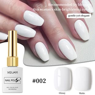 2025 New Classic Simple Versatile Pure White Gel Polish for Nail Salon Use UV/LED Cured Gel