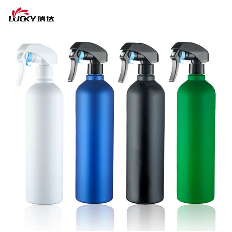 Factory Supply 500ml Smooth Cylinder PET Plastic Bottle Air Freshener Spray Bottle Pet Cleaning Sprayer