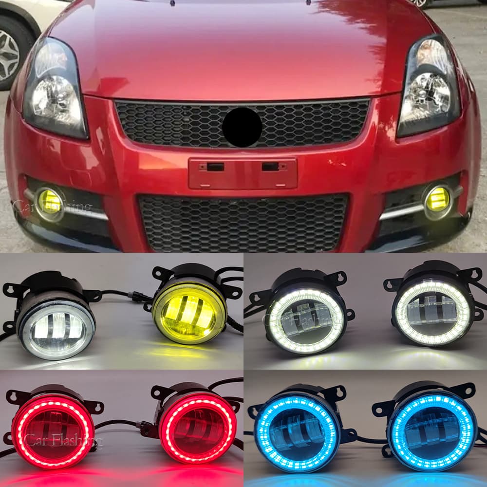 Fog Light Accessories for Honda Fit Enjoya City Civic Crider Greiz Angel Eye Bi-Lens Modification