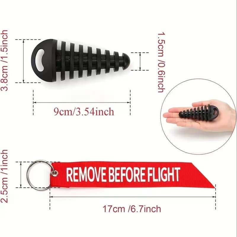 Muffler Exhaust Wash Plug Motorcycle Exhaust Plug Off-Road Vehicle Exhaust Silencer