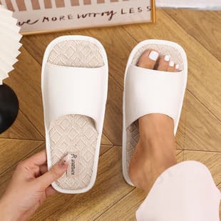 Havana Minimalist Premium Handmade Slippers for Men, Indoor and Outdoor Wear, Soft Sole, Quiet, Non-Slip Summer Slippers