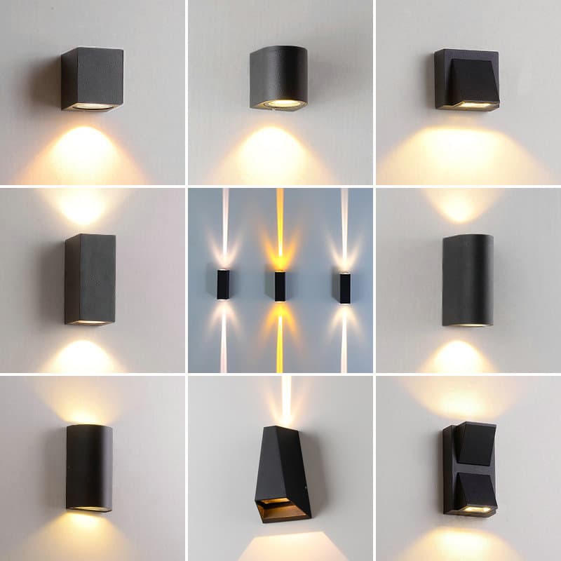 Modern Simple Outdoor Waterproof LED Wall Light Hotel Creative Corridor Stairs Hallway Living Room Bedside Wall Lamp Bedroom