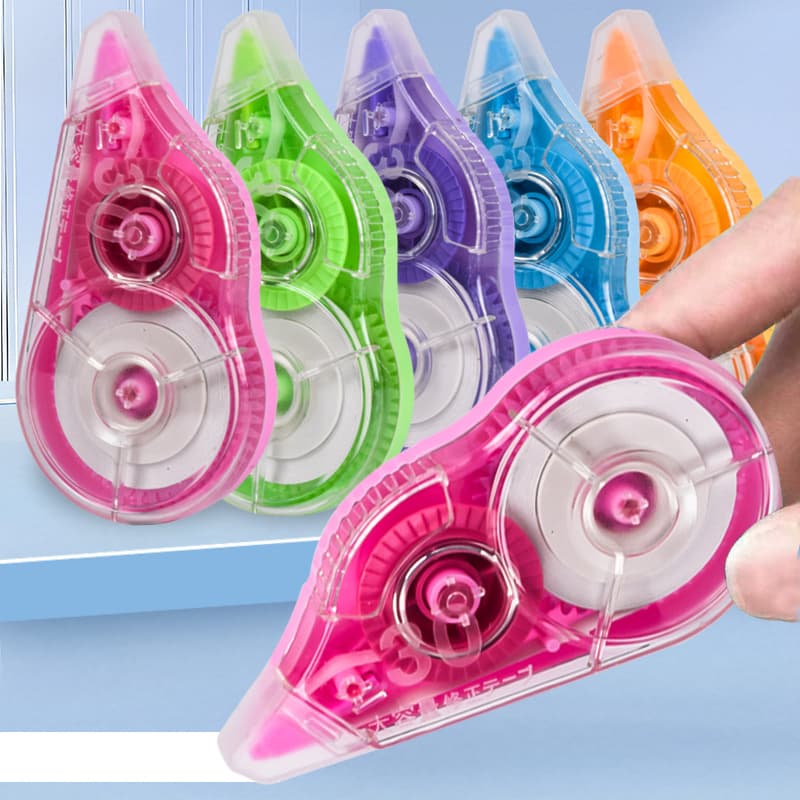 Large capacity, shockproof correction tape, special for elementary school students, affordable pack, traceless, smooth, quiet correction tape wholesale.