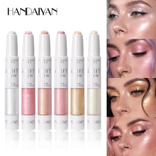 Dual-End Contour Stick Highlighter Stick 3D Nose Shadow Contour Face Brightening Highlighter Contour All-in-One Pen