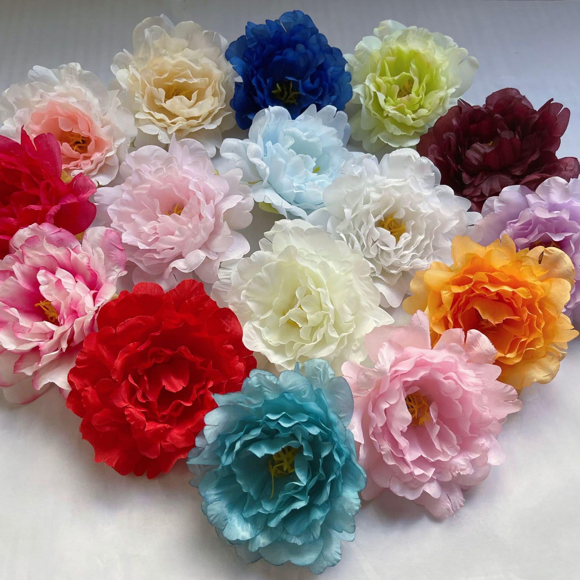 Simulated Peony Flower Wedding Background Flower Wall Floral Arrangement Decorative Table Flower Making Cross-Border for Peony Flowers