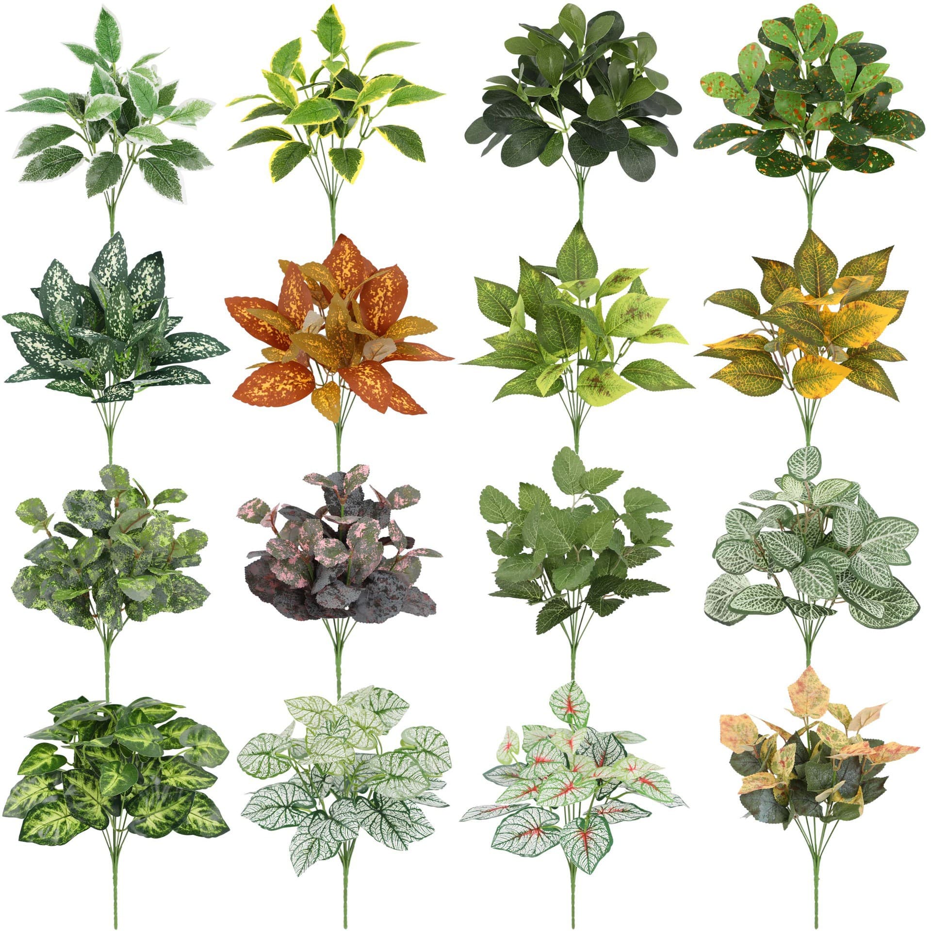 Simulated plant wall, green plant wall, landscaping decoration, flower arrangement, green leaves, artificial flowers, pothos 7 bunches, bunched with glued silk cloth leaves