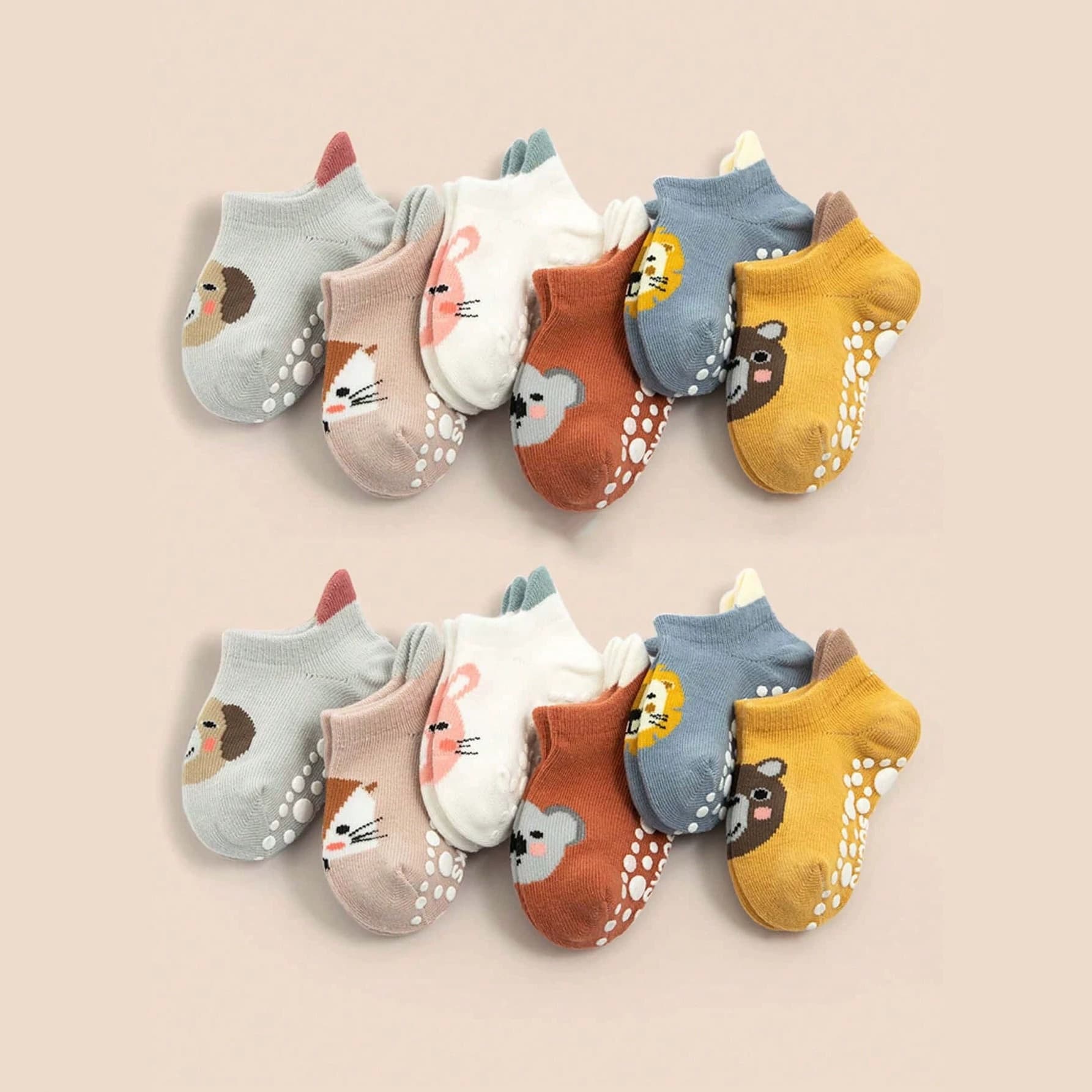 New boat socks baby cute bear socks shallow mouth non-slip floor socks cartoon trendy children's socks baby socks