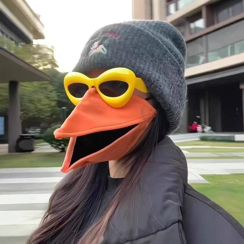 Creative Duckbill Mask Crow 3D Stereo 2025 New High-Face Funny Prank Unisex Autumn Winter Mask