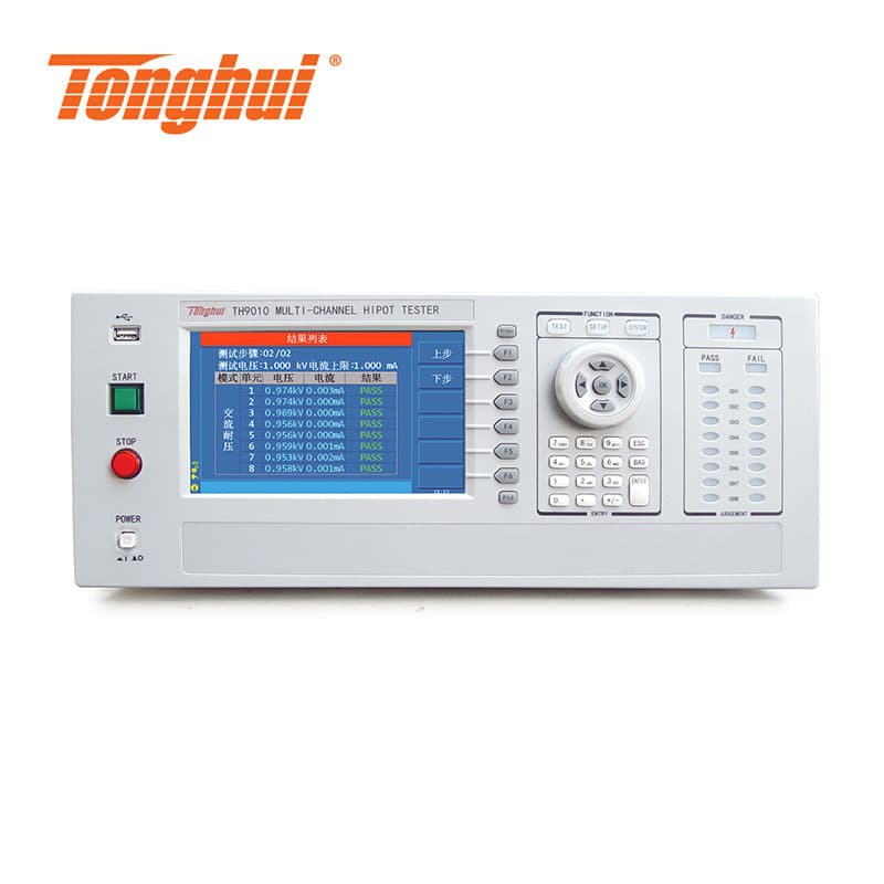 Tonghui TH9010 Electrical Safety Tester TH9010A Parallel Multi-Channel Scanning Withstanding Voltage Insulation Tester