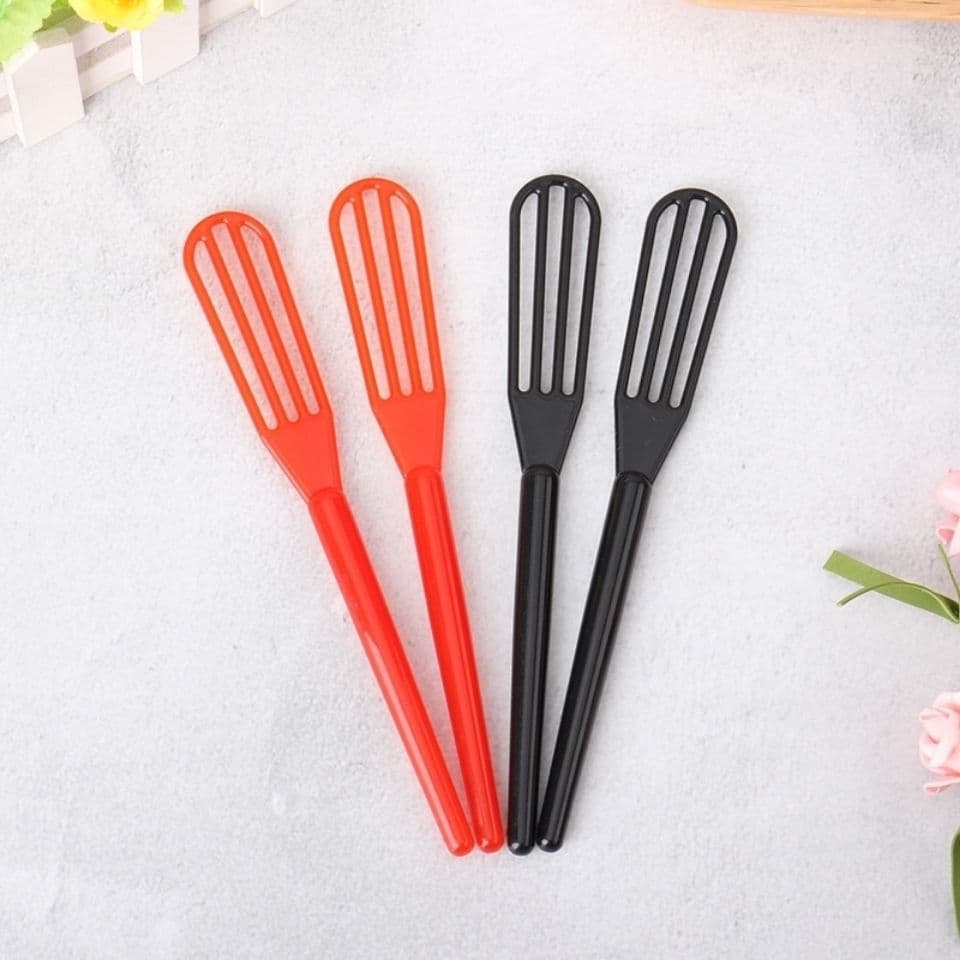 Hair Dye Mixing Stick Colorful Plastic DIY Hair Color Cream Stirrer Hair Dye Mixing Tool Wholesale