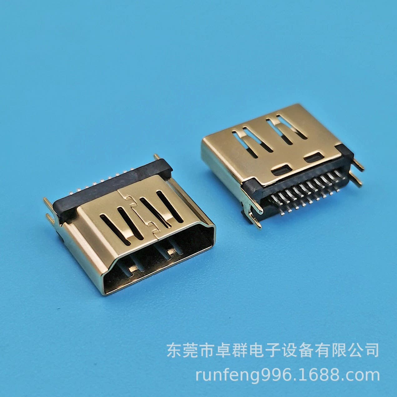Direct Sales HDMI Standard Female Clamp Type HDMI A TYPE Female Connector HDMI Socket