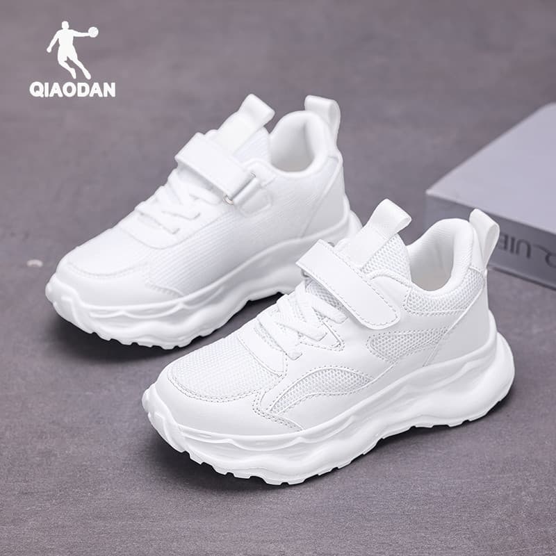Jordan Children's Boys and Girls Casual White Shoes 2026 Summer New Breathable Mesh Sports Sneakers for Kids
