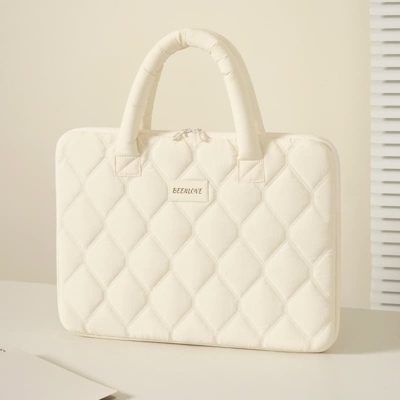 Feifan New Candy Color Bagel Handbag Laptop Case Fashion Commuter 15.6 inch Compatible with Apple MacBook Protection