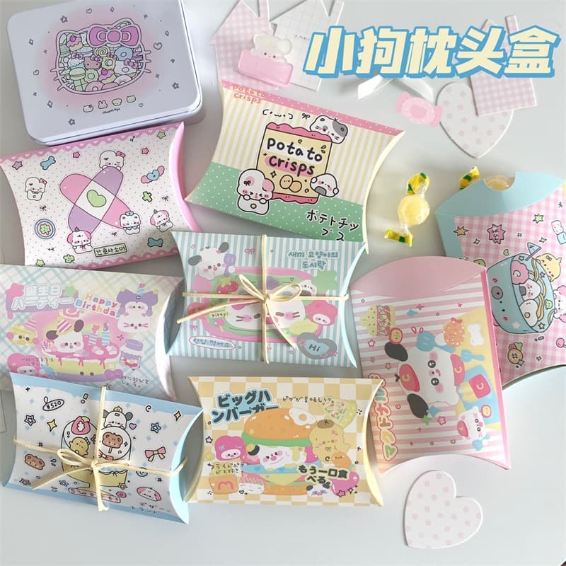 Festive Cute Small Gift Box Candy Packaging Box Folding Paper Box Cookie Gift Box Exquisite Packing Box