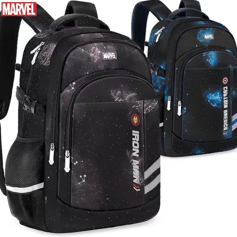 Marvel Elementary School Backpack for Grades 3-6-9 Boys Older Kids Boys Children Double Shoulder Middle School Student Bag Spider-Man