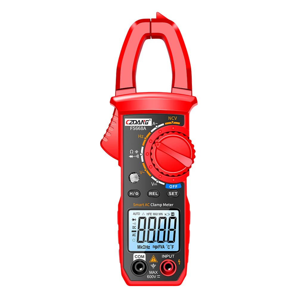 CZDANG High Precision Current Clamp Meter Smart Clamp Ammeter Digital Display Backlit Clamp Multimeter