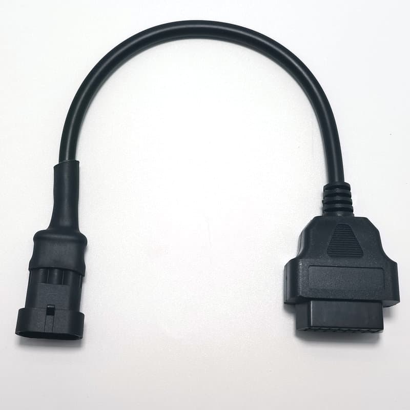 Motorcycle spring wind three-pin OBD adapter cable motorcycle motorcycle conversion adapter cable Amazon cross-border supply