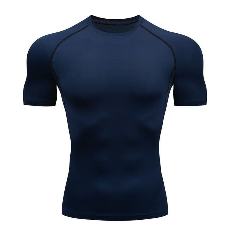 Y2Ktemu hot selling men's T-shirt short-sleeved quick-drying tight T-shirt shark quick-drying gym training tights sports