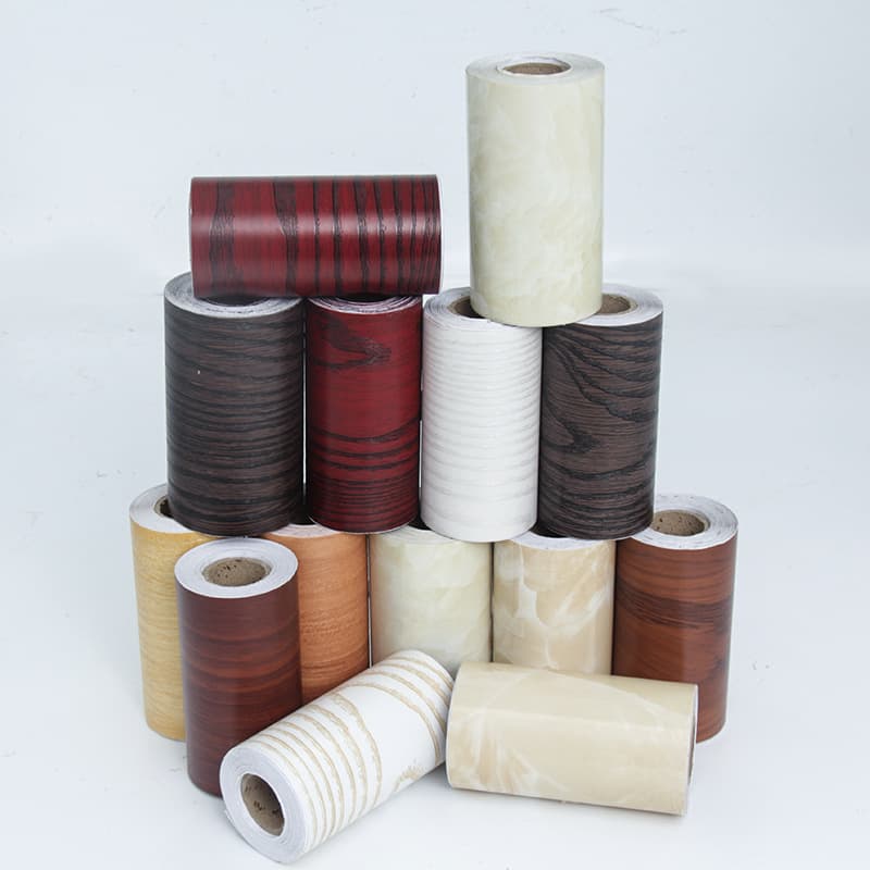 Drop Shipping Wave Line Baseboard Window Sill Waterproof Waistline Film Anti-Fouling High Temperature Resistant Wood Grain Stone Grain Sticker Wholesale