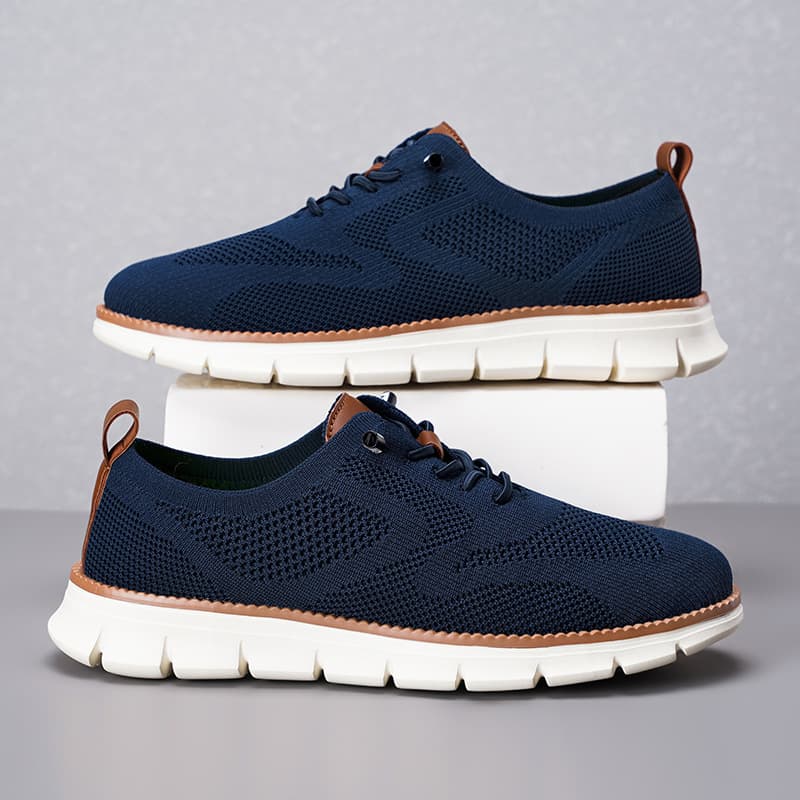 Cross-Border Amazon Lightweight Casual Men's Shoes, Breathable Fly-Knit Loafers for Men, Large Size Jinjiang Shoes, Men Loafers