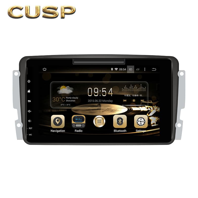 High Definition 7 Inch Integrated Intelligent Car Multimedia GPS Navigation System for Mercedes-Benz W203 with AVIN Bluetooth And Wifi