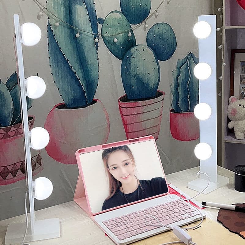 Live streaming fill lights, indoor desktop makeup lighting for online celebrities, makeup artist beauty filters, soft lighting, and live streaming equipment wholesale.