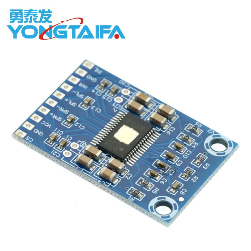 XH-M562 Ultra-Mini TPA3116D2 Digital Audio Amplifier Board Class D Amp Board Ultra-Thin Dual 50W