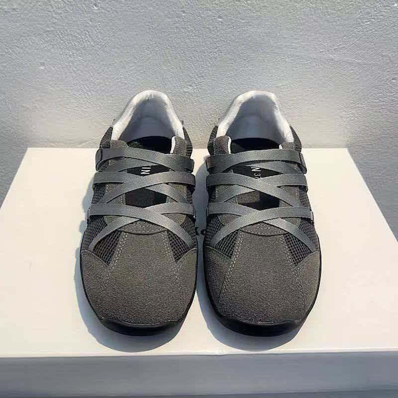 2026 Spring New Sporty Ballet Flats Women Korean Thick Sole Comfortable Casual Inner Height Mary Jane Shoes