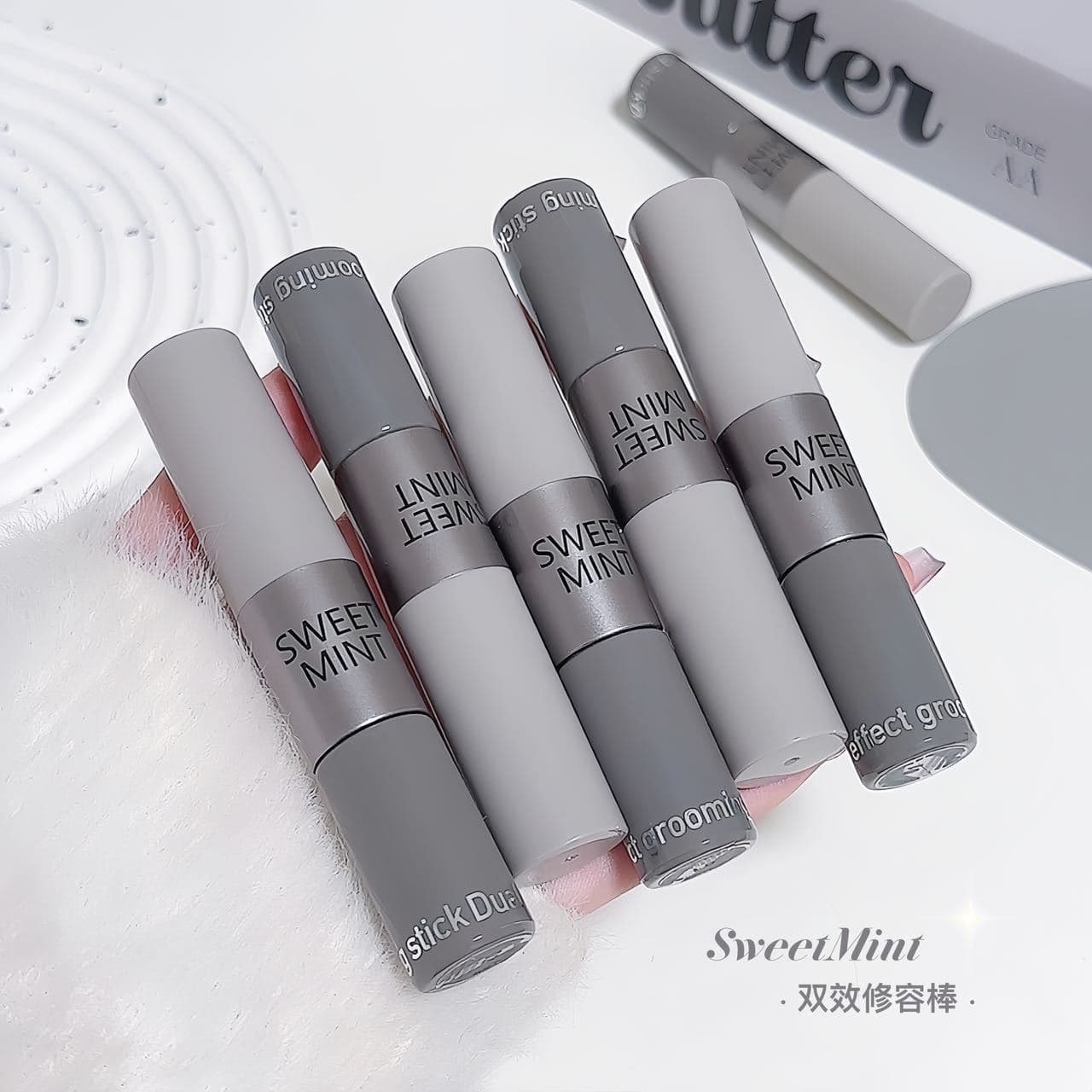 Sweet Mint Dual-Effect Contour Stick for Face, Nose Shadow, Shading, Matte Contour Stick