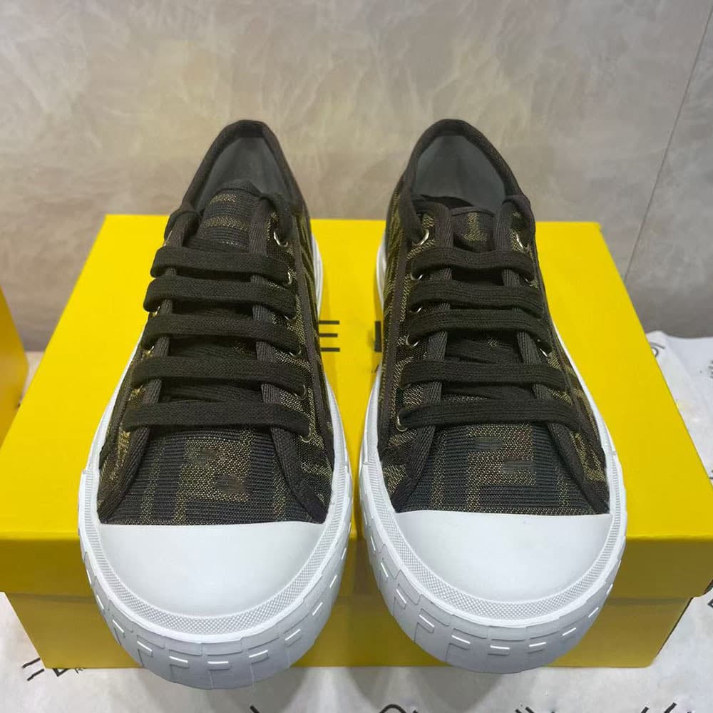 In-Stock Foreign Trade F Brand Letter Canvas Shoes 2026 Low-Top Lace-Up White Sneakers European and American Versatile Casual Shoes for Men Breathable