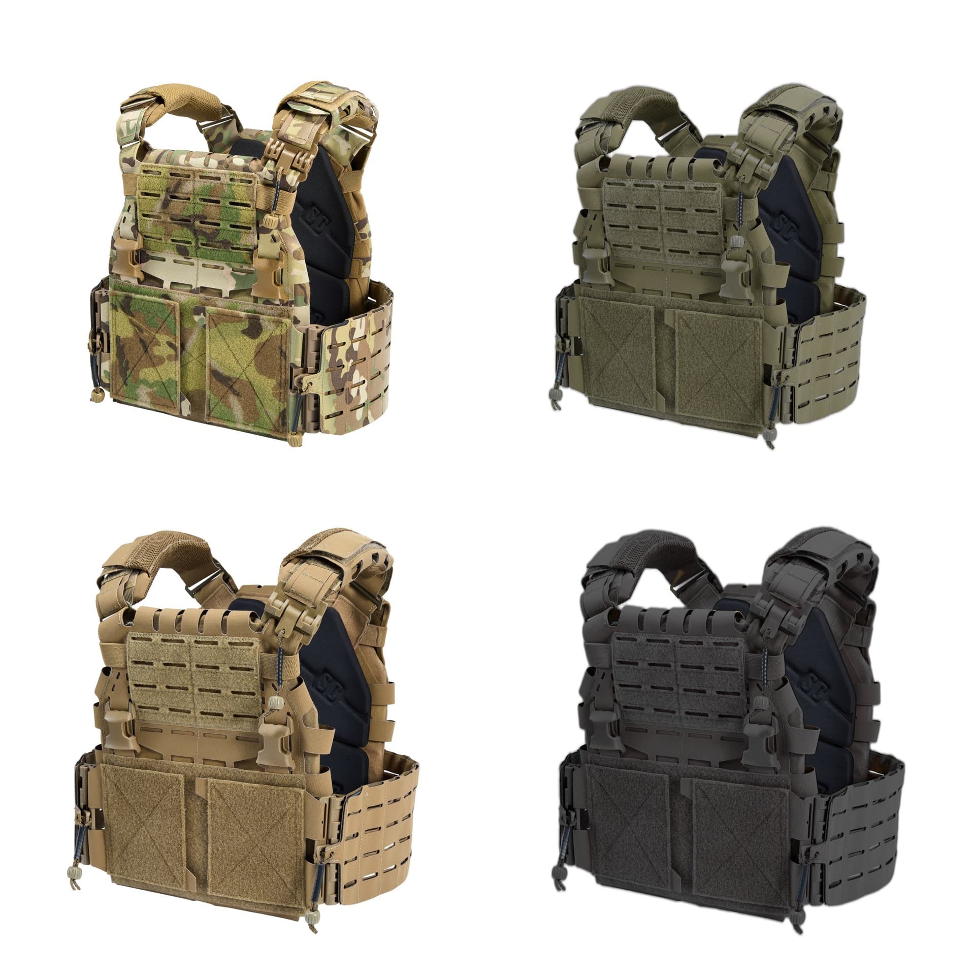 SC style tactical vest, ARC style multi-functional quick-release outdoor protective vest, wear-resistant, including lining pads