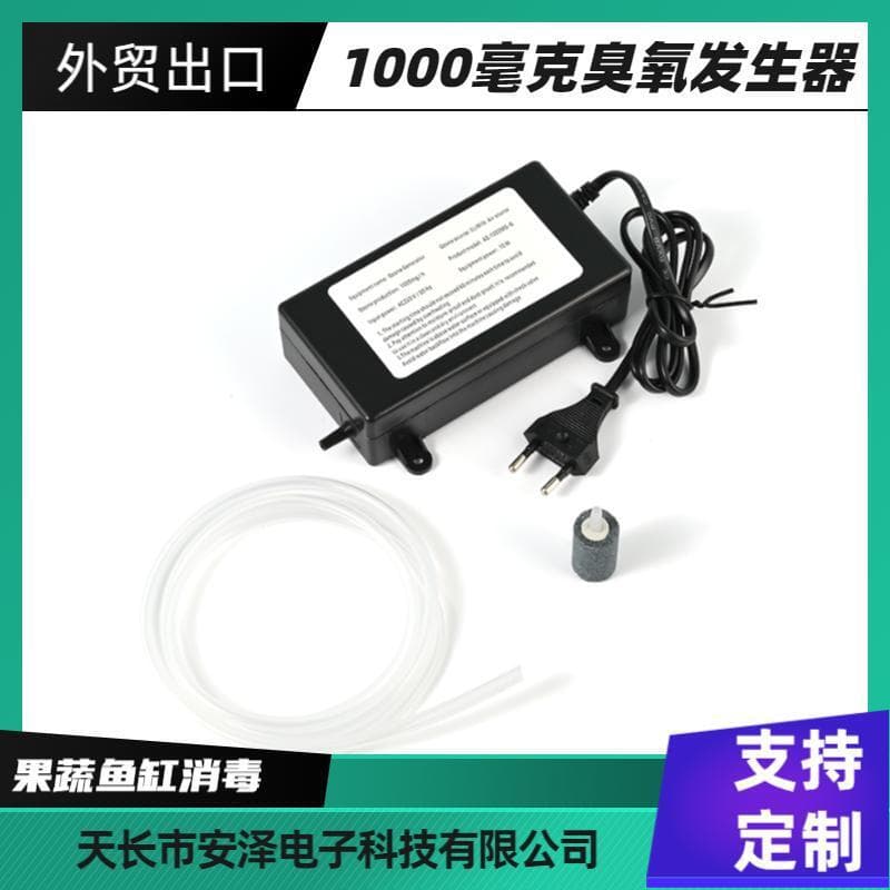 1000mg/h Portable Ozone Generator - Water Treatment and Air Purifier for SPA Cold Baths