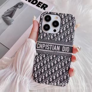 Brand D Apple 17 Pro Max Phone Case 16 Half Wrap Leather Case 15/14/13/12/11 Precision Hole Full Wrap Soft Case