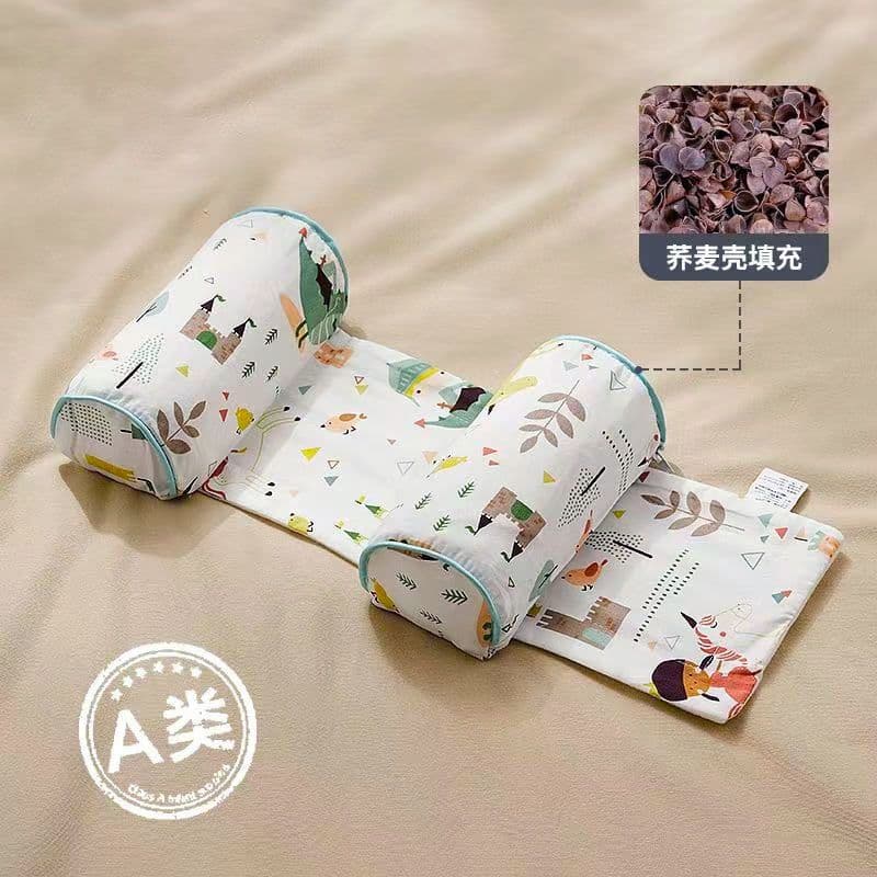[New Arrival] Baby Shaping Pillow - Buckwheat Hull - Corrects Head Shape and Prevents Flat Head in Newborns