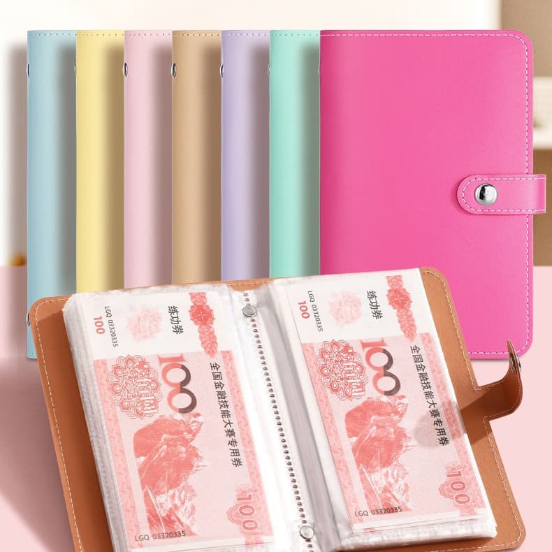 Cash Organizer Book 2026 New Style Cash Savings Notebook Small Ledger Money Saving Wallet for Banknotes
