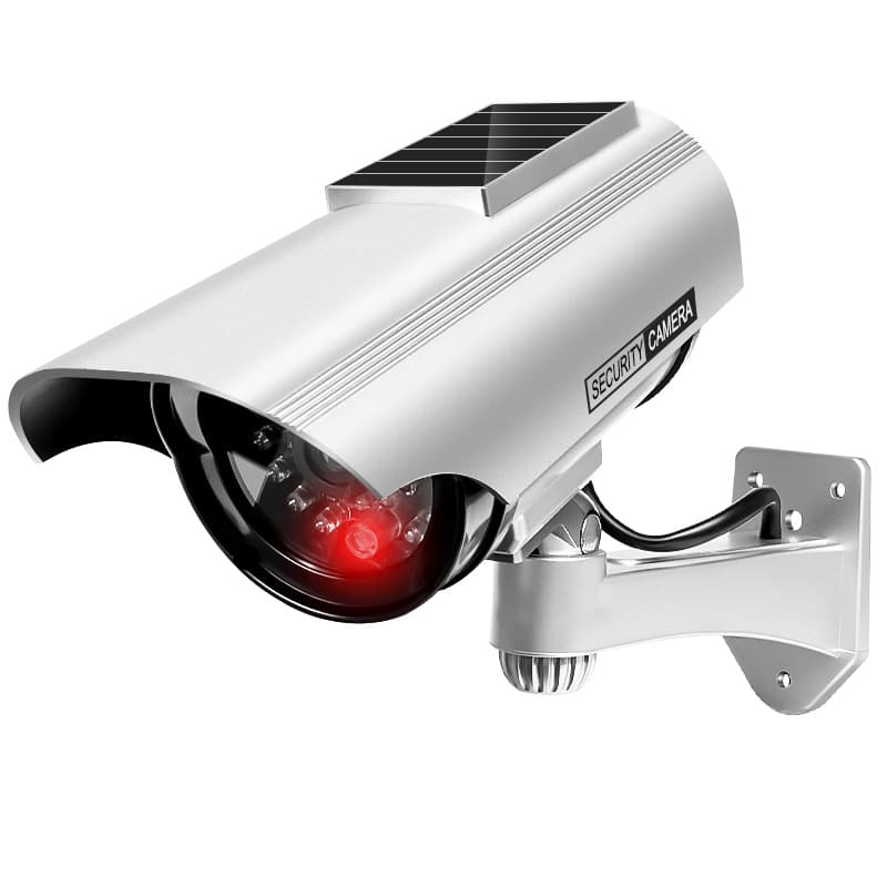Simulation camera with light Solar simulation monitor Fake camera Fake monitor fake camera