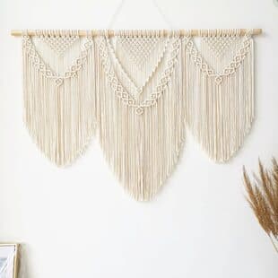 Bohemian Tapestry Fringed Wall Decor Art Handwoven Tapestry Home Decoration Bedroom Living Room Wedding