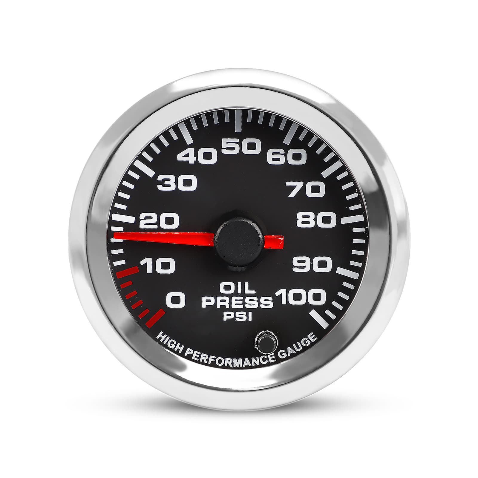 Cross-border Supply Factory Sales 12V Car Modified Instrument 2-inch (52MM) Universal Seven-color Pointer Oil Pressure Gauge